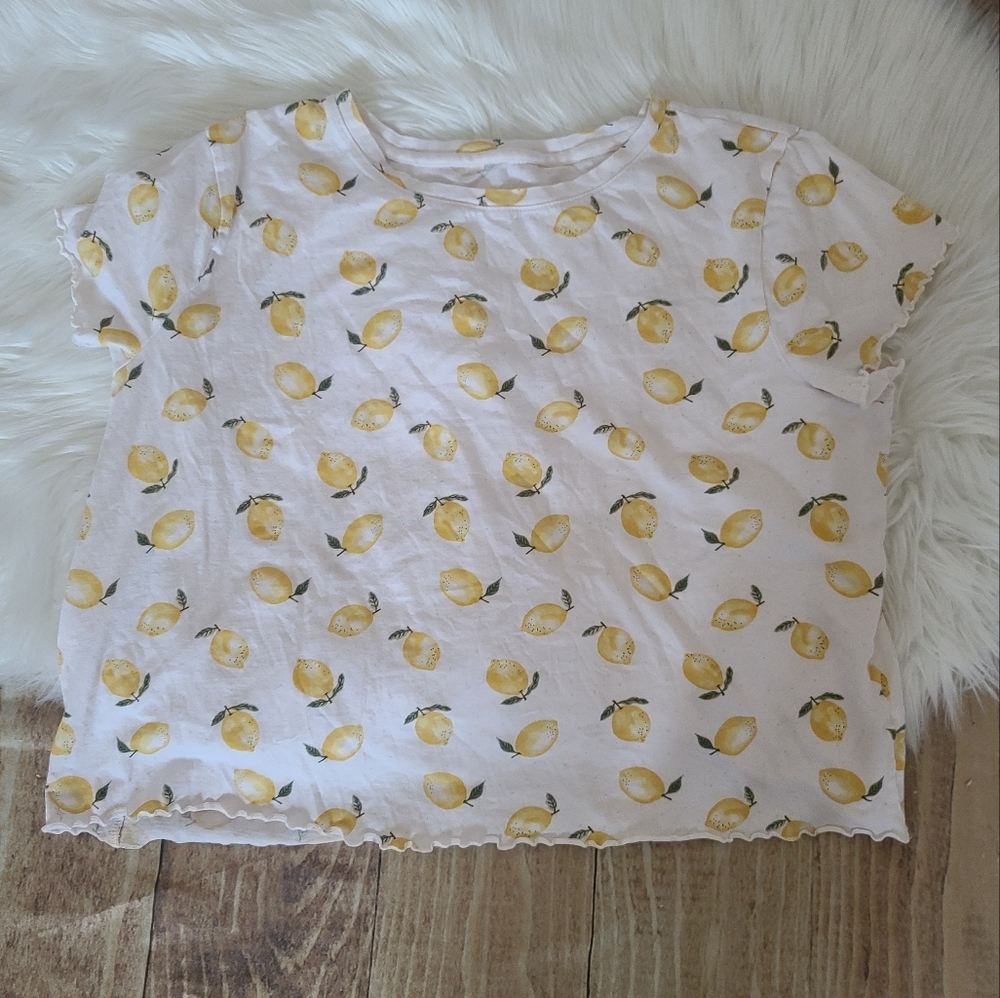 Lc lauren conrad lemon crop top